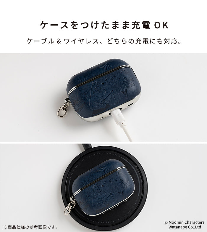AirPods Pro(第2/1世代)専用]ムーミン カラビナ付きケース