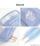 [各種スマートフォン対応]フリルマルチショルダー シナモロール＆こぎみゅん×DOLLYMIX