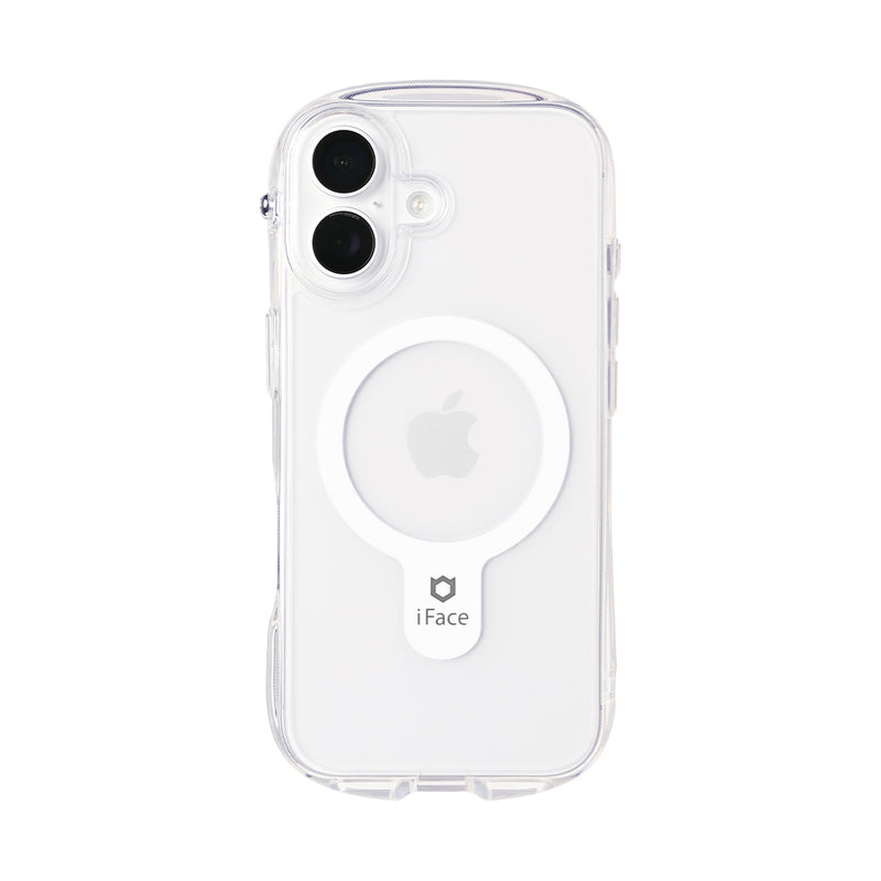 【iPhone 17/17 Pro/Air/17 Pro Max/16/16 Pro/16 Plus/16 Pro Max/16e/15/14/13専用】iFace Look in Clear Hybrid MagSynqケース(クリア)
