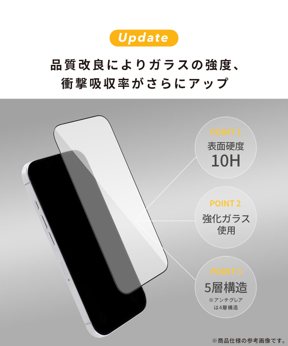 iPhone 17/17 Pro/16 Pro専用]iFace 強化ガラス 画面保護フィルム 2枚