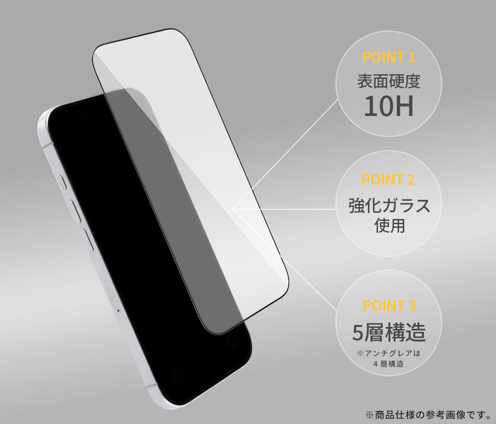 iPhone 18 Pro/17/17 Pro/16 Pro専用]iFace 強化ガラス 画面保護