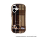 [iPhone 17/16/15/14/13専用]ディズニーキャラクター iFace First Class Cafe MagSynqケース(プー/チェック)