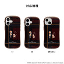 [iPhone 17/16/15/14/13専用]ディズニーキャラクター iFace First Class Cafe MagSynqケース(プー/チェック)