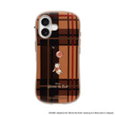 [iPhone 17/16/15/14/13専用]ディズニーキャラクター iFace First Class Cafe MagSynqケース(プー/チェック)
