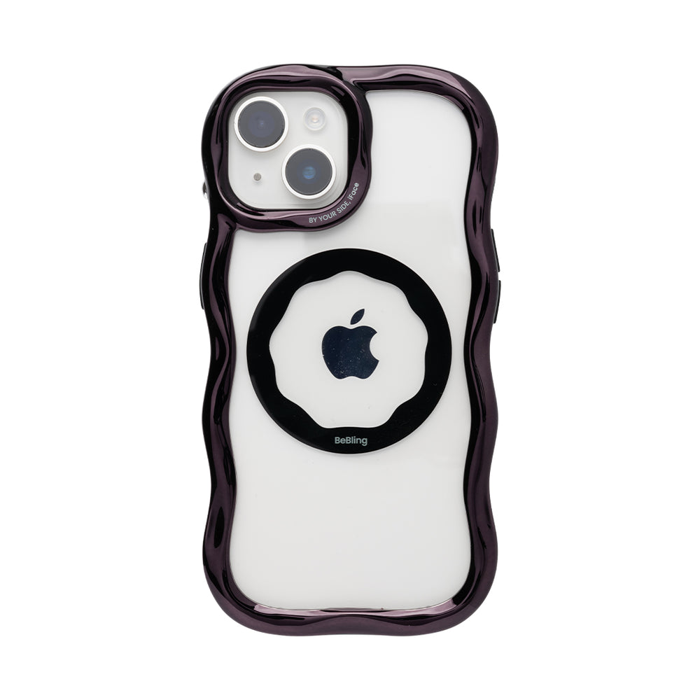 iPhone 17/16/15/14/13専用]iFace BeBling Wave MagSynq クリアケース