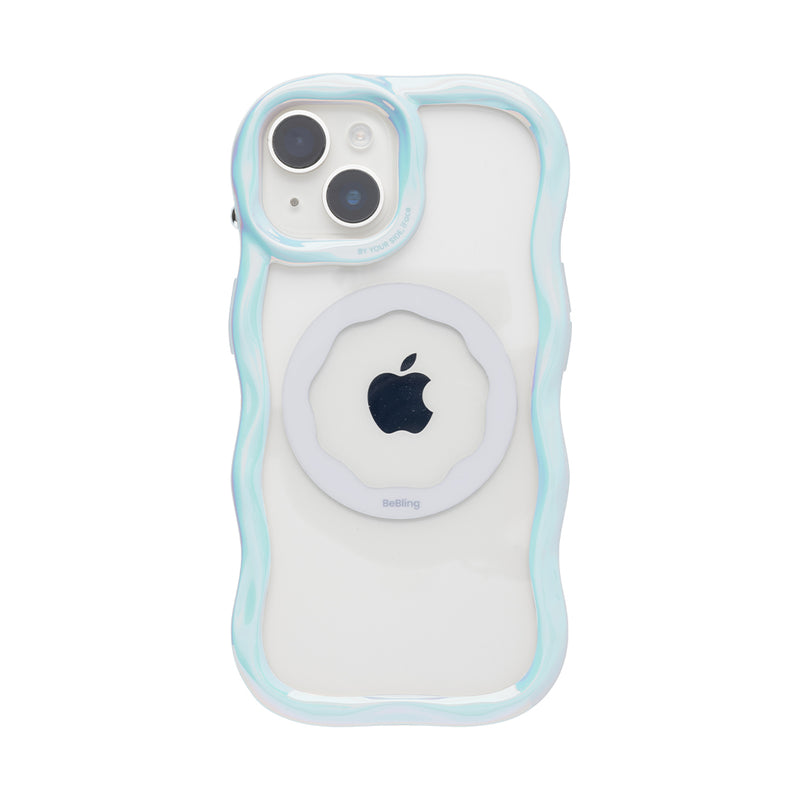 iPhone 17/16/15/14/13専用]iFace BeBling Wave MagSynq クリアケース
