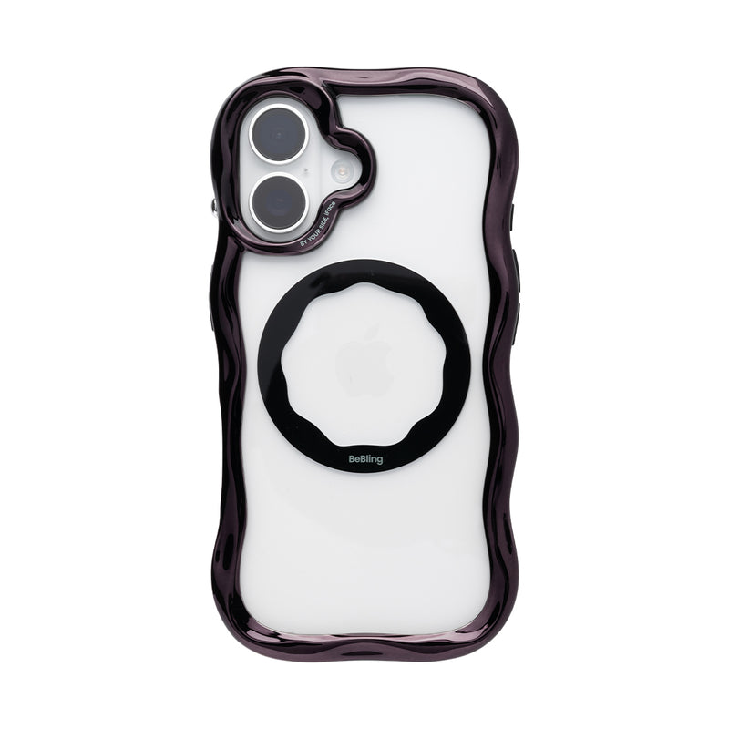 iPhone 17/16/15/14/13専用]iFace BeBling Wave MagSynq クリアケース