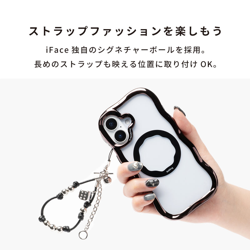 iPhone 17/16/15/14/13専用]iFace BeBling Wave MagSynq クリアケース