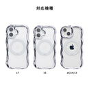 [iPhone 17/16/15/14/13専用]iFace BeBling Wave MagSynq クリアケース