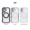 [iPhone 17/16/15/14/13専用]iFace BeBling Wave MagSynq クリアケース