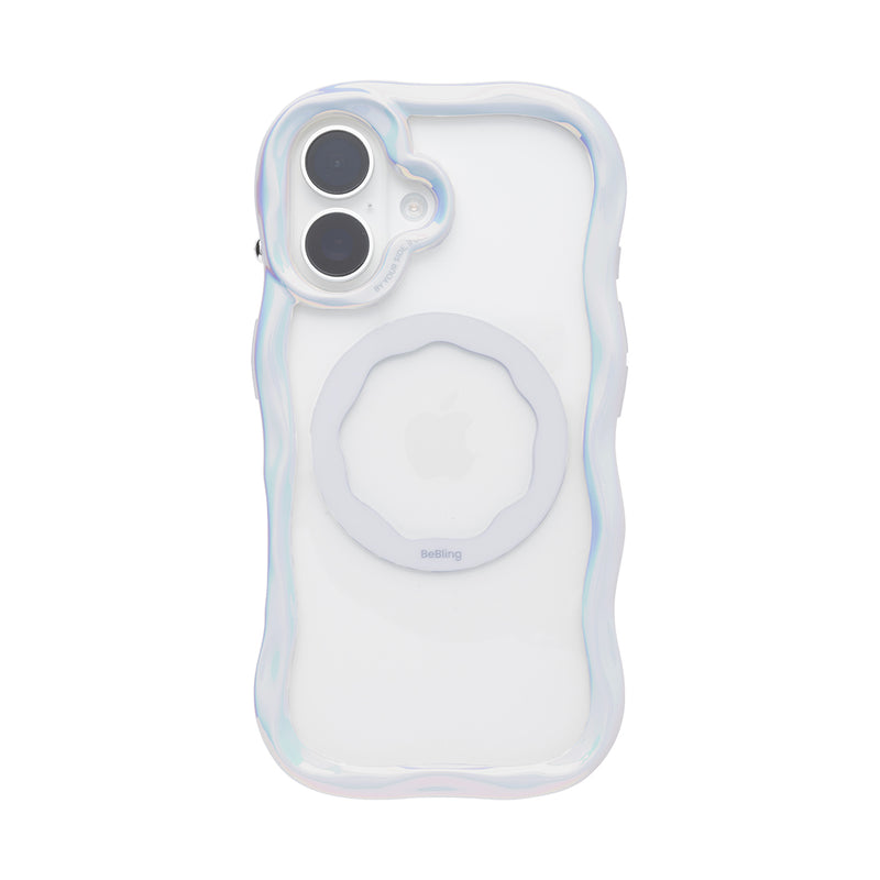 iPhone 17/16/15/14/13専用]iFace BeBling Wave MagSynq クリアケース