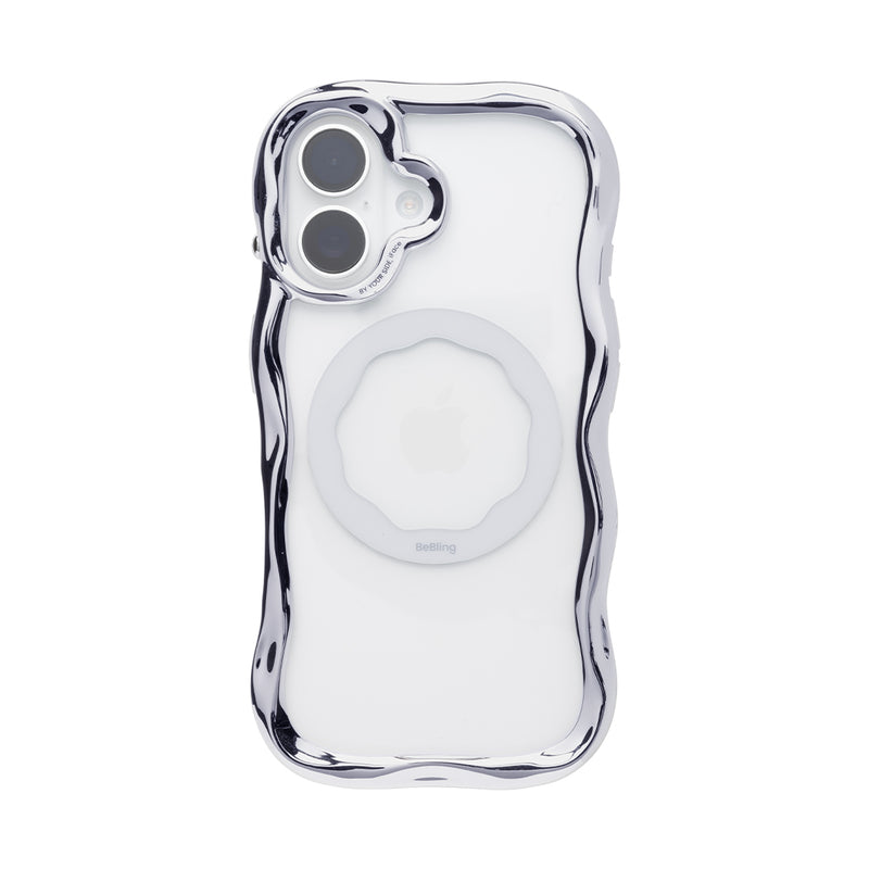 iPhone 17/16/15/14/13専用]iFace BeBling Wave MagSynq クリアケース