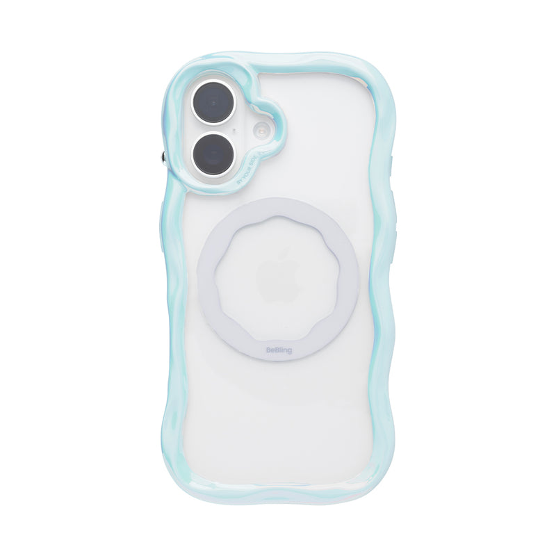 iPhone 17/16/15/14/13専用]iFace BeBling Wave MagSynq クリアケース