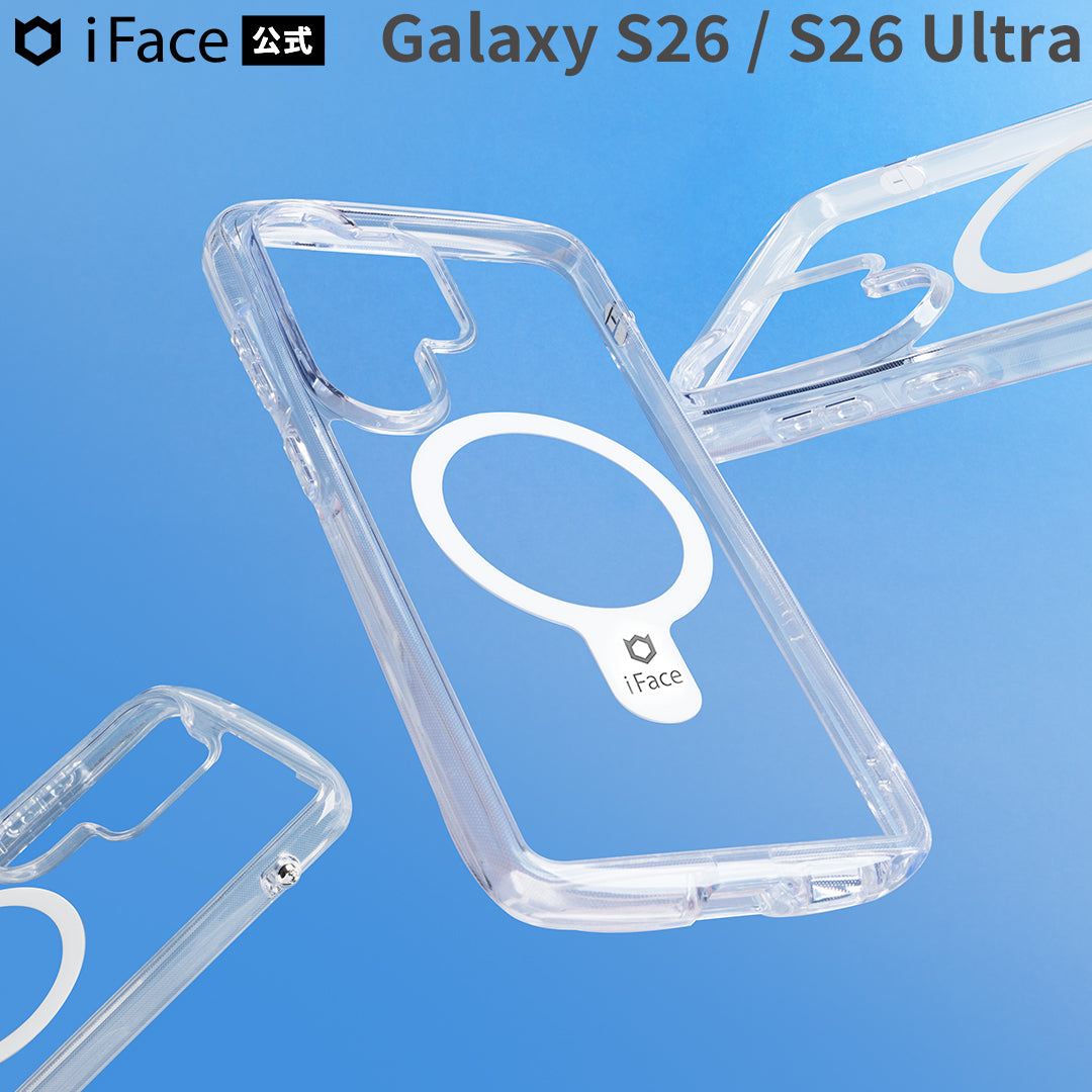 [Galaxy S26/S26 Ultra専用]iFace Look in Clear Hybrid MagSynqケース(クリア)