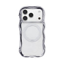 [iPhone 17/17 Pro/17 Pro Max/16/16 Pro/16 Pro Max/15/14/13専用]iFace BeBling Wave MagSynq クリアケース