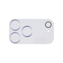 [iPhone 18 Pro/18 Pro Max/17/17 Pro/17 Pro Max/16/16 Pro/16 Plus/16 Pro Max/15/15 Plus/14/14 Plus専用]iFace 強化ガラス カメラレンズプロテクター(メタリック)