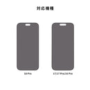 [iPhone 18 Pro/17/17 Pro/16 Pro専用]iFace 強化ガラス 画面保護フィルム 2枚セット(のぞき見防止/360°)