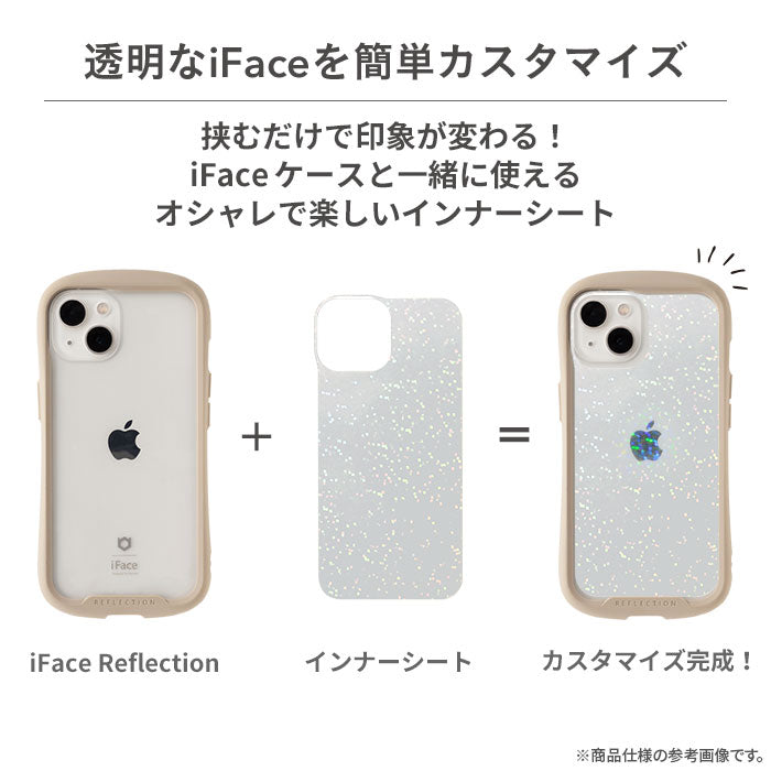 [iPhone 17/17 Pro/Air/17 Pro Max/16/16 Pro/16 Plus/16 Pro Max/16e/15/14/13専用]iFace 背面クリアケース用インナーシート