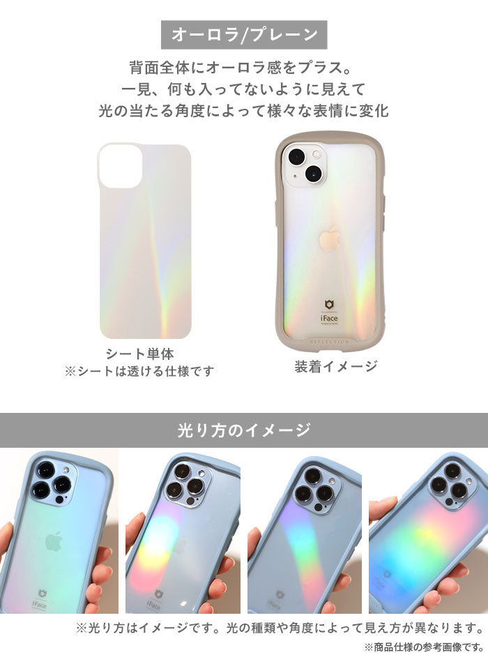 [iPhone 17/17 Pro/Air/17 Pro Max/16/16 Pro/16 Plus/16 Pro Max/16e/15/14/13専用]iFace 背面クリアケース用インナーシート