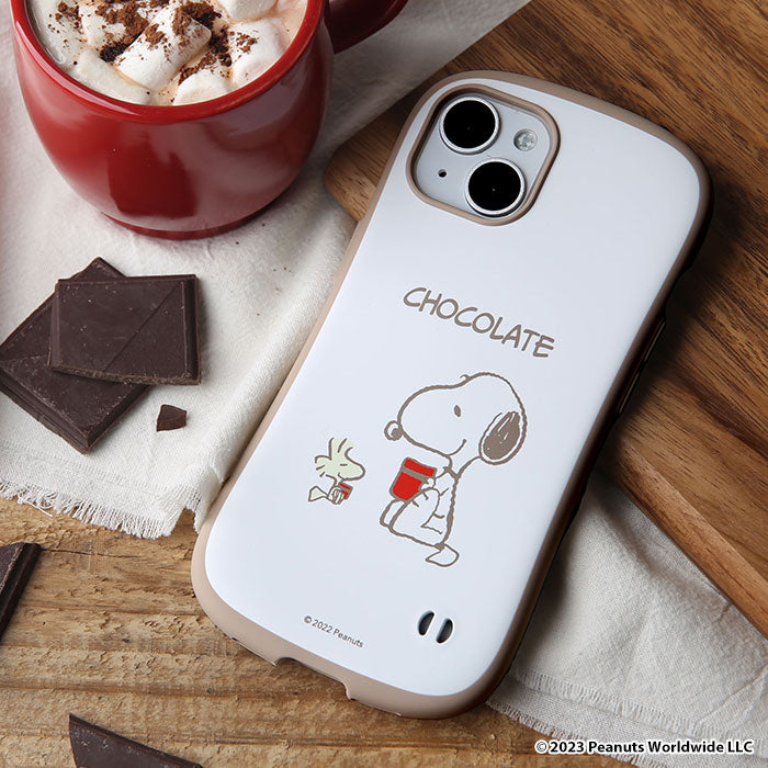 [iPhone 15/15 Pro/15 Plus/14/14 Pro/14 Plus/13/13 Pro/12/12 Pro/8/7/SE(第2/第3世代)専用]PEANUTS/ピーナッツ iFace First Class Cafeケース