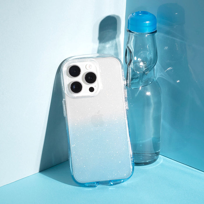 【ケイトスペード】グリッター グラデーション iPhone7/8/SEケース kate spade NEW YORK - 【ケイトスペード】グリッター