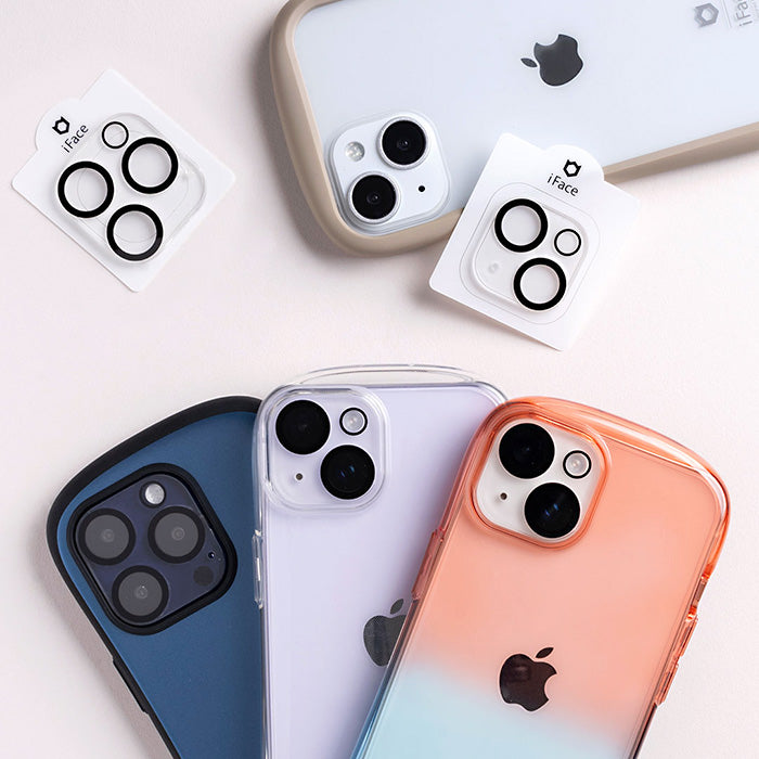 [iPhone 17/17 Pro/Air/17 Pro Max/16/16 Pro/16 Plus/16 Pro Max/16e/15/15 Pro/15 Plus/15 Pro Max/14/14 Pro/14 Plus/14 Pro Max/13 mini/13/13 Pro/13 Pro Max/12 Pro専用]iFace Tempered Glass Camera Lens Protector 強化ガラス カメラレンズプロテクター(クリア)