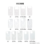 [iPhone 17/17 Pro/17 Pro Max/Air/17e/16/16 Pro/16 Pro Max/16e/15/15 Pro/15 Plus/15 Pro Max/14 Pro/14 Pro Max専用]PATCHWORKS LUMINA MagSafe対応 ケース(クリア)