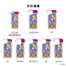 【iPhone 15/15 Pro/14/14 Pro/13/12/12 Pro/8/7/SE(第3/第2世代)ケース専用】ディズニーキャラクター iFace 背面クリアケース用インナーシート(ステンドグラス)