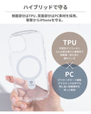 [iPhone 15/15 Pro/15 Plus/15 Pro Max/14/14 Pro/14 Plus/13/13 Pro専用]iFace Look in Clear Hybrid Magneticケース(クリア)