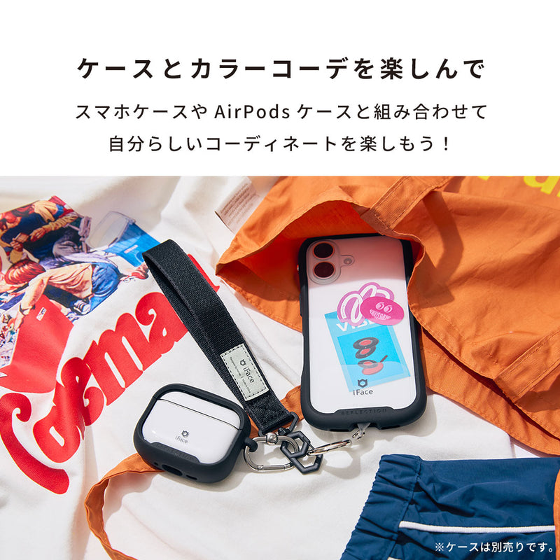 iFace Hang and ハンドストラップ(ブラック)