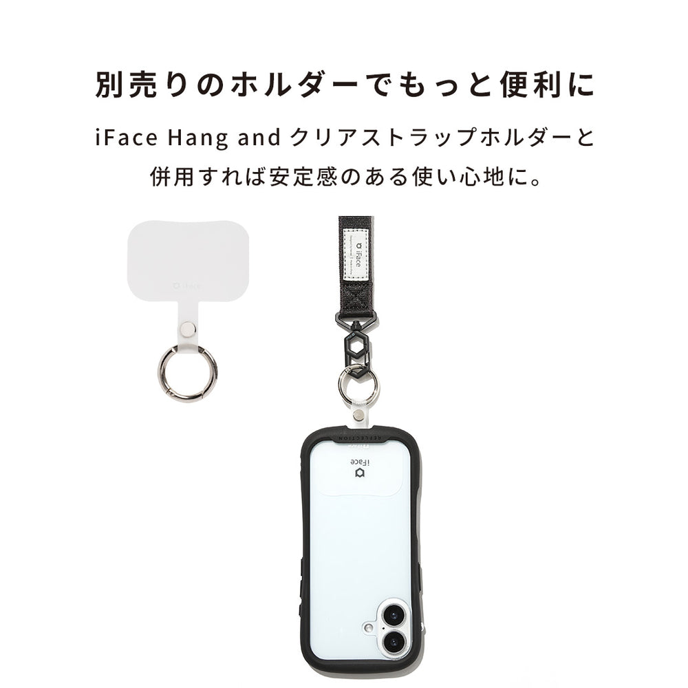 iFace Hang and ハンドストラップ(ブラック)