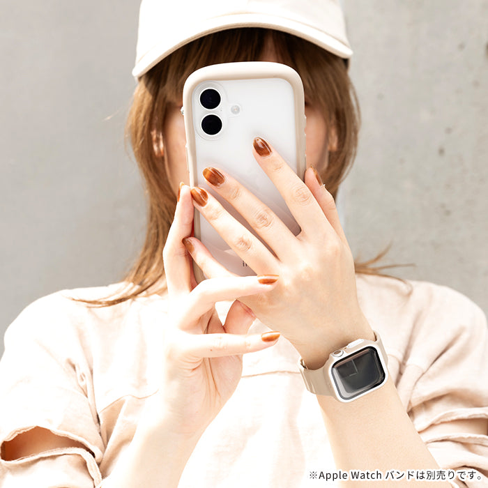 [Apple Watch Series 11/10(42mm/46mm)/9/8/7(41mm/45mm)/SE(第3/2/1世代)/6/5/4(40mm/44mm)専用]iFace Reflection強化ガラス一体型ケース