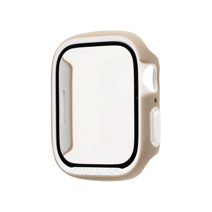 [Apple Watch Series 11/10(42mm/46mm)/9/8/7(41mm/45mm)/SE(第3/2/1世代)/6/5/4(40mm/44mm)専用]iFace Reflection強化ガラス一体型ケース