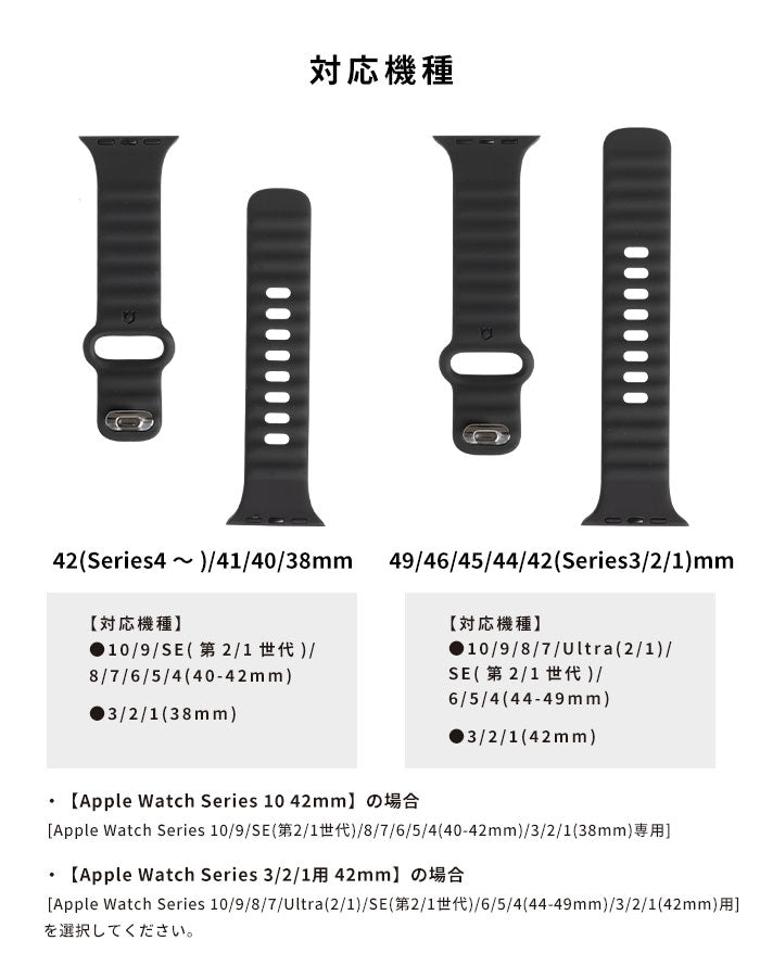 [Apple Watch Series 10/9/SE(第2/1世代)/8/7/6/5/4(40-42mm)/3/2/1(38mm)/10/9/8/7/Ultra(2/1)/SE(第2/1世代)/6/5/4(44-49mm)/3/2/1(42mm)専用]iFace Reflectionシリコンバンド