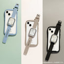 【Apple Watch Series 11/10/9/SE(第3/2/1世代)/8/7/6/5/4(40-42mm)/3/2/1(38mm)11/10/9/8/7/Ultra(3/2/1)/SE(第3/2/1世代)/6/5/4(44-49mm)/3/2/1(42mm)専用】iFace Reflectionシリコンバンド