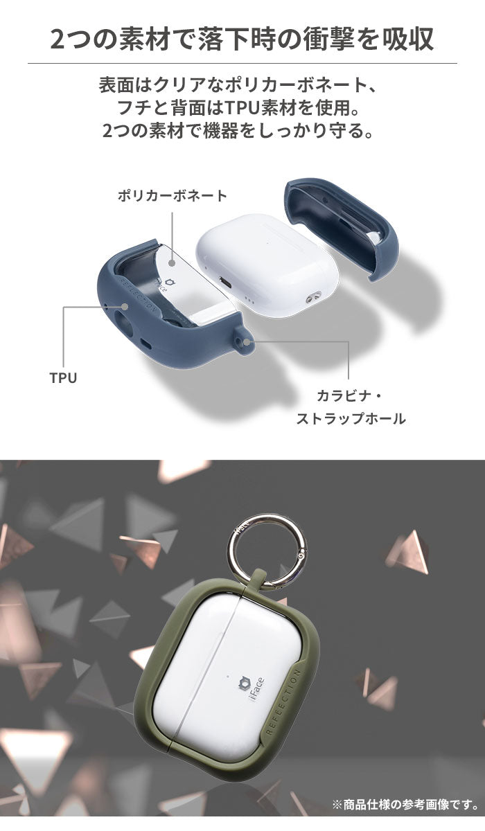 [AirPods Pro(第2/1世代)専用]iFace Reflection ポリカーボネートクリアケース