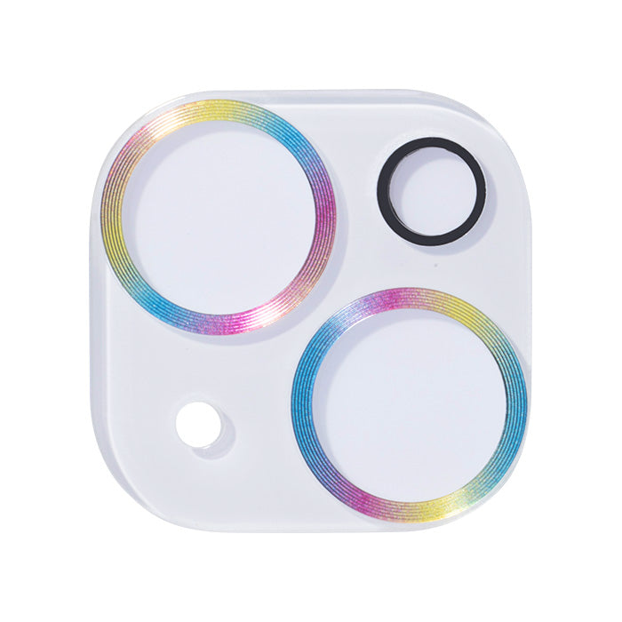 [iPhone 16/16 Pro/16 Plus/16 Pro Max/15/15 Plus/14/14 Plus専用]iFace Tempered Glass Camera Lens Protector 強化ガラス カメラレンズプロテクター(メタリック)