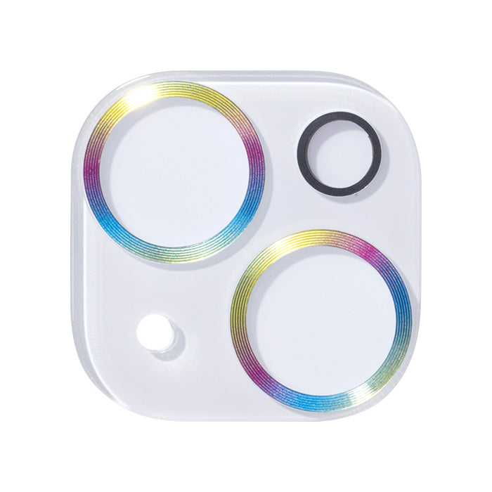 [iPhone 16/16 Pro/16 Plus/16 Pro Max/15/15 Plus/14/14 Plus専用]iFace Tempered Glass Camera Lens Protector 強化ガラス カメラレンズプロテクター(メタリック)