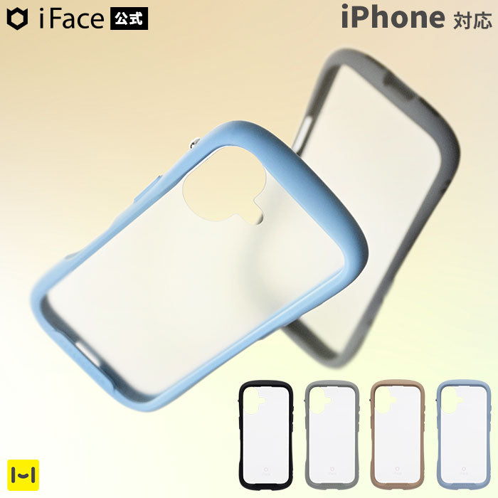【iPhone 17/17 Pro/16/16 Pro/16e/15/14/13専用】iFace Reflection Frost 強化ガラスクリアケース