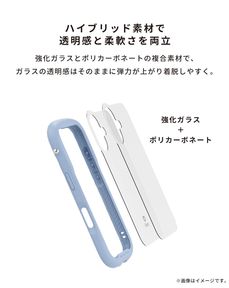 [iPhone 17/17 Pro/Air/17 Pro Max/16/16 Pro/16 Plus/16 Pro Max/16e/15/14/13専用]iFace Reflection / Reflection Neo強化ガラスクリアケース
