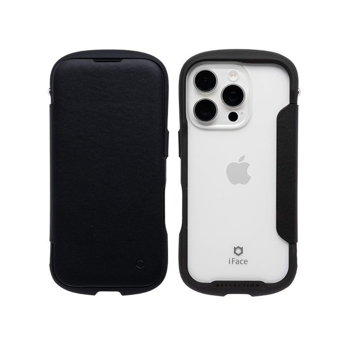 [iPhone 17/17 Pro/16/16 Pro/16e/15/14/13専用]iFace Reflection ダイアリー ポリカーボネート クリアケース