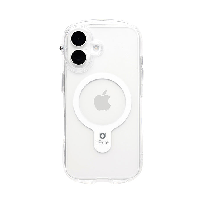 【iPhone 16/16 Pro/16 Plus/16 Pro Max/16e/15/14/13専用】iFace Look in Clear Hybrid MagSynqケース(クリア)