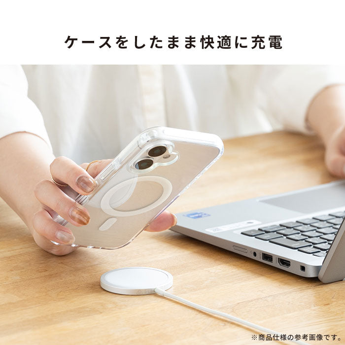 【iPhone 16/16 Pro/16 Plus/16 Pro Max/16e/15/14/13専用】iFace Look in Clear Hybrid MagSynqケース(クリア)