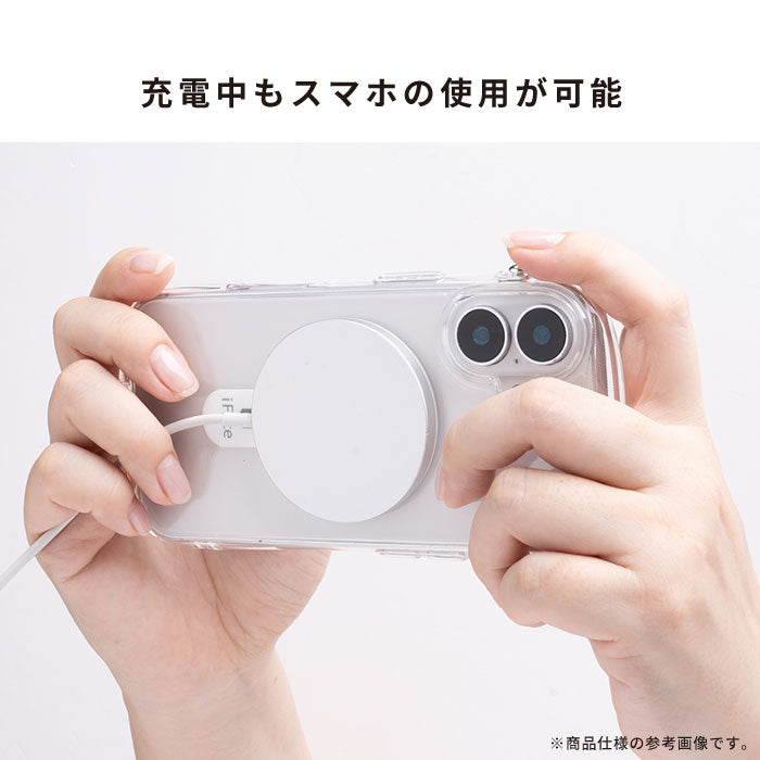 【iPhone 16/16 Pro/16 Plus/16 Pro Max/16e/15/14/13専用】iFace Look in Clear Hybrid MagSynqケース(クリア)