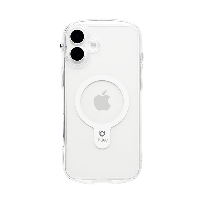 【iPhone 16/16 Pro/16 Plus/16 Pro Max/16e/15/14/13専用】iFace Look in Clear Hybrid MagSynqケース(クリア)