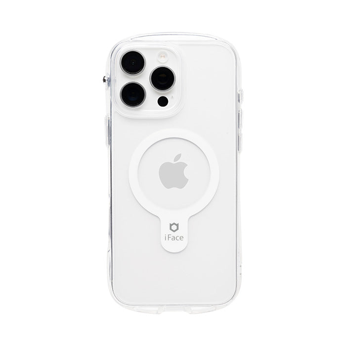【iPhone 16/16 Pro/16 Plus/16 Pro Max/16e/15/14/13専用】iFace Look in Clear Hybrid MagSynqケース(クリア)