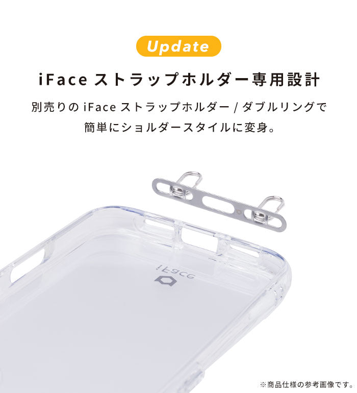 [iPhone 16/16 Pro/15/14/13専用]iFace Look in Clear Hybridケース(クリア/フロスト)