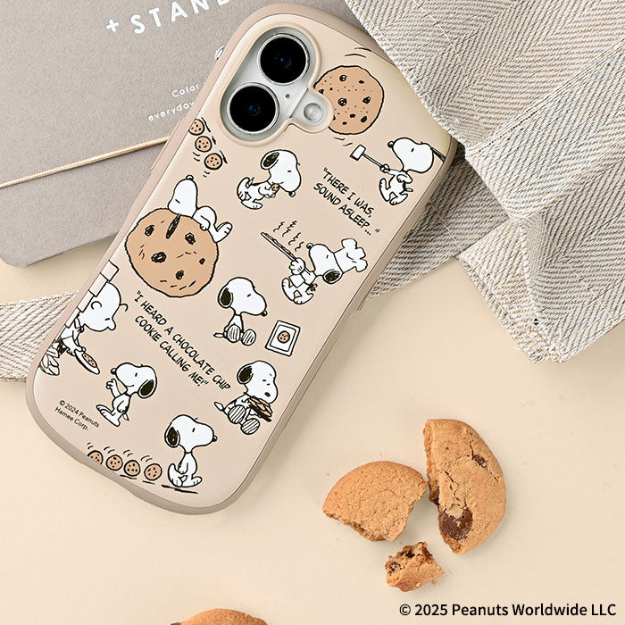【iPhone 16/16 Pro/16e/15/14/13専用】PEANUTS/ピーナッツ iFace First Class Cafe MagSynqケース