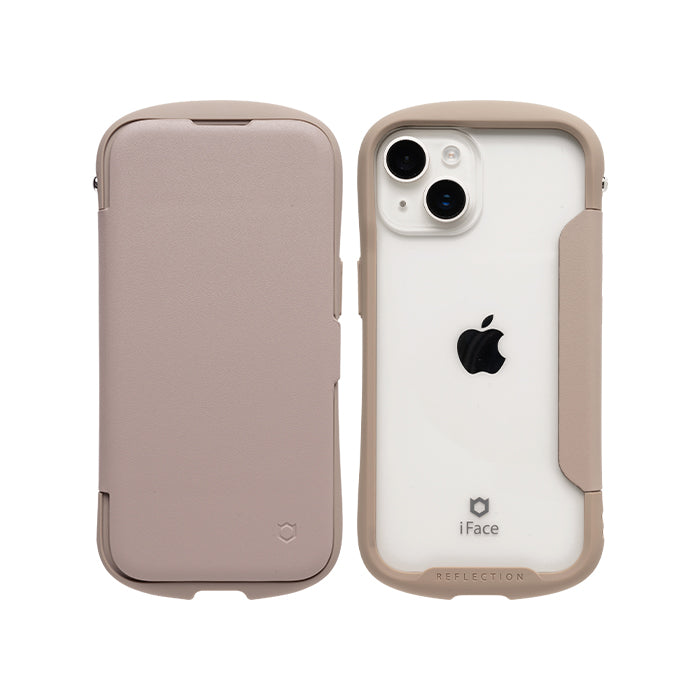 [iPhone 17/17 Pro/16/16 Pro/16e/15/14/13専用]iFace Reflection ダイアリー ポリカーボネート クリアケース