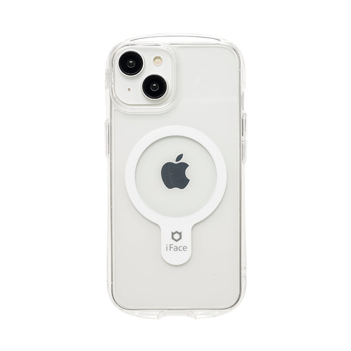【iPhone 16/16 Pro/16 Plus/16 Pro Max/16e/15/14/13専用】iFace Look in Clear Hybrid MagSynqケース(クリア)